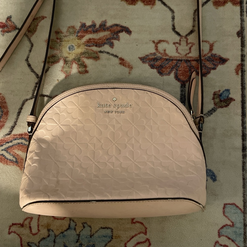 Kate Spade Beige Floral Crossbody Bag